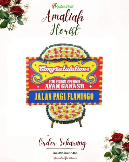 Sewa Papan Bunga Galing